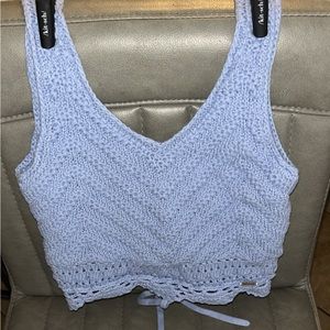 Blue Hollister Knit Tank